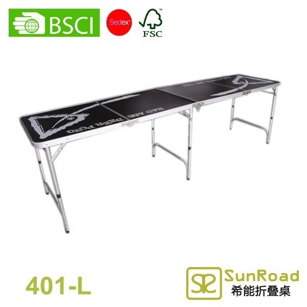 2.4m folding beer pong 8 ft long game table