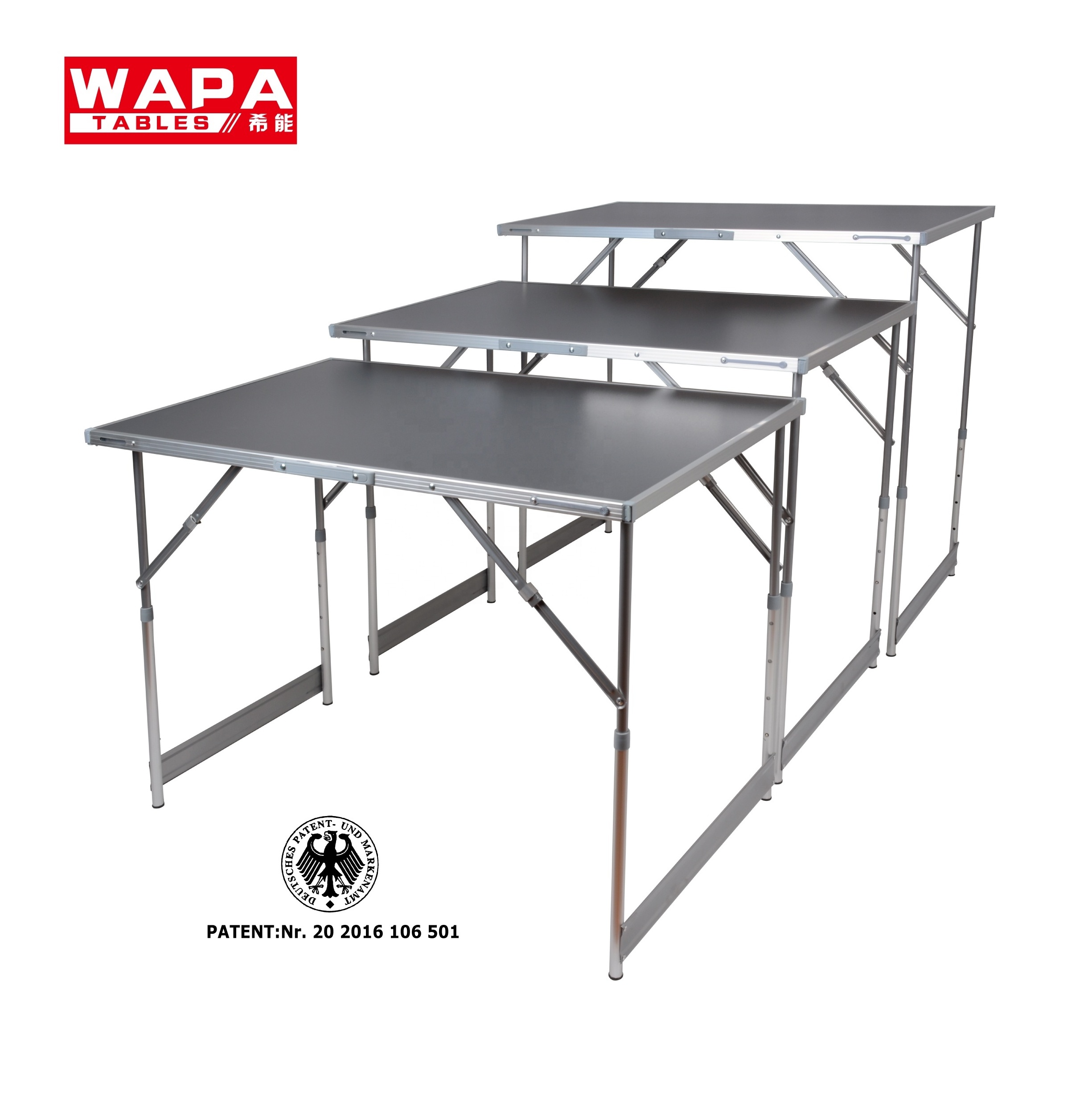 Professional aluminum wallpaper folding cutting and pasting outdoor table