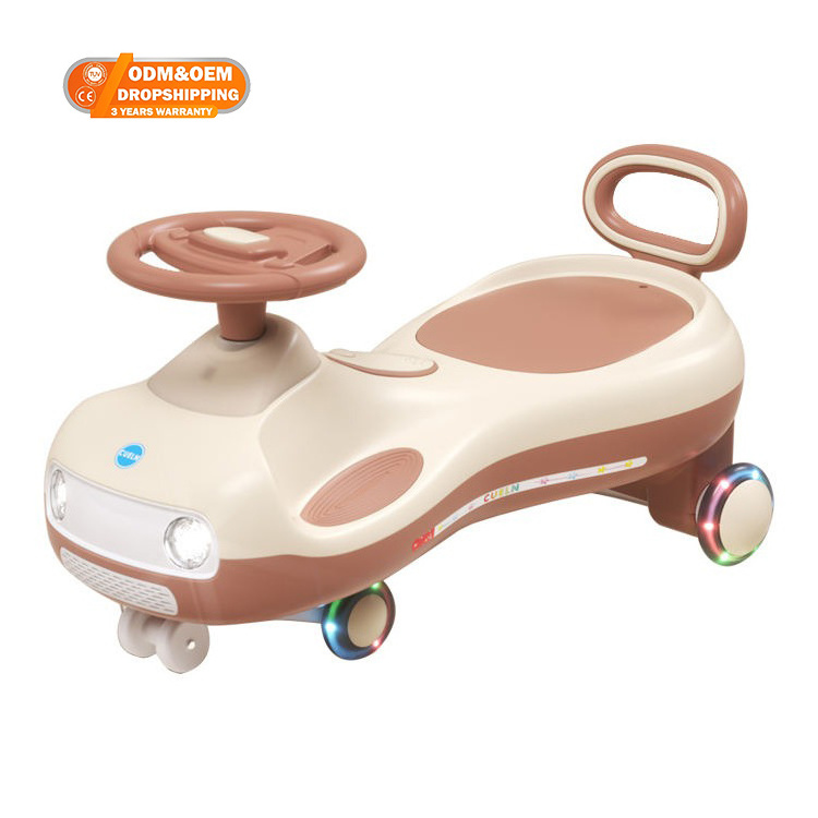 WQL new design children baby twist swing car with music and light Ride on toy