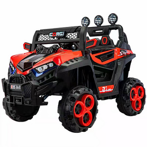 Four wheel drive kid ride on car 12 v kids electric truck  2 seater