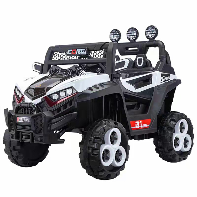 Four wheel drive kid ride on car 12 v kids electric truck  2 seater