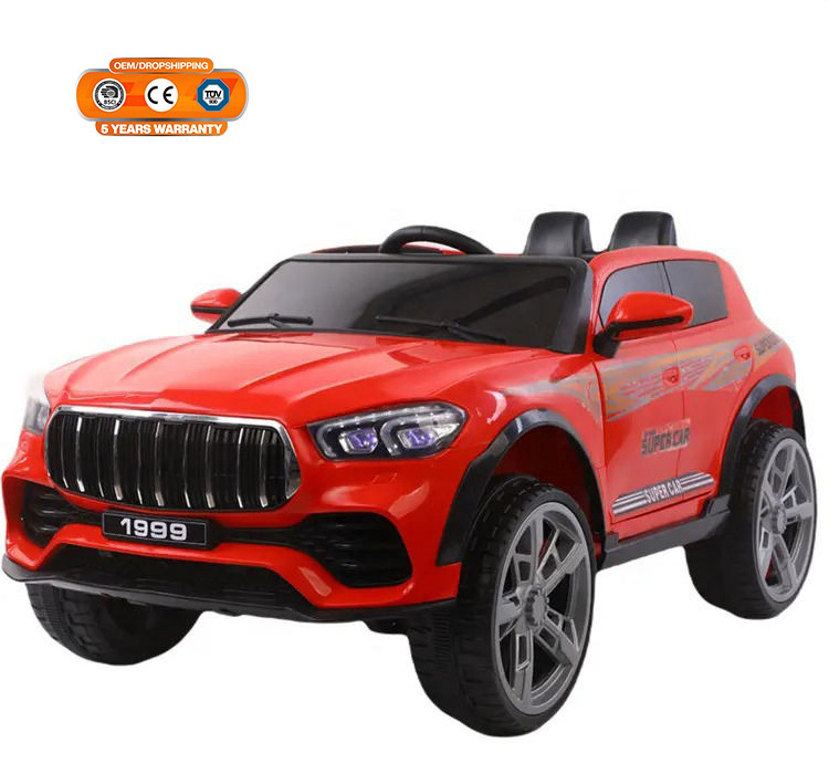 WQL Ride On Toys big two seat 12V7AH Battery Powered Ride On Car 4 Wheel for Kids electric SUV car for children 2-11 years old