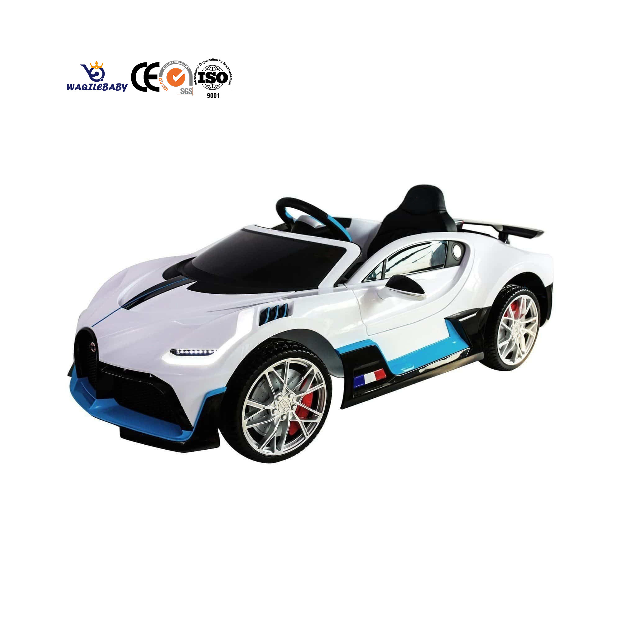 WQL license Plastic Electric Power Wheel Remote Control Car RC Stroller ride-on cars Kids Ride On Car with light music