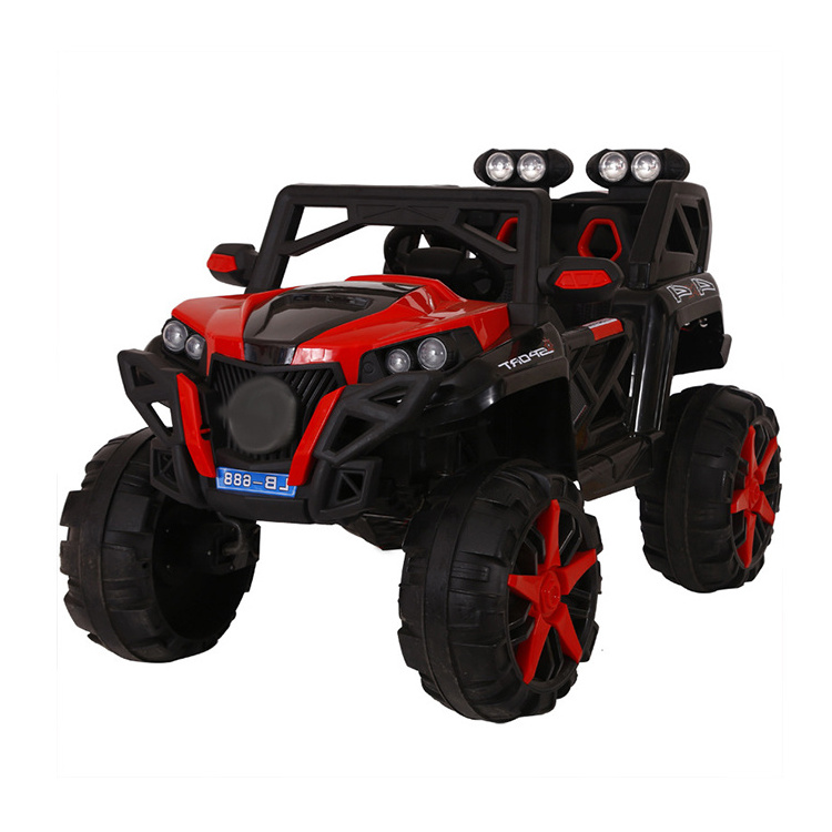 New children's electric car four-wheel drive with remote control male and female baby off-road can sit adult children toy car