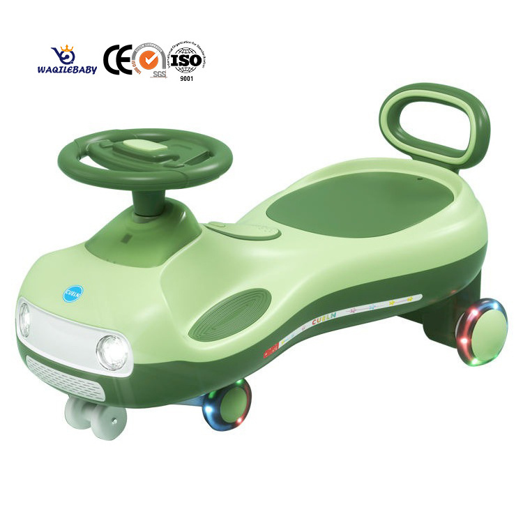 WQL new design children baby twist swing car with music and light Ride on toy