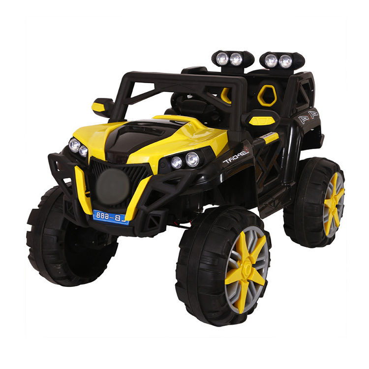 New children's electric car four-wheel drive with remote control male and female baby off-road can sit adult children toy car