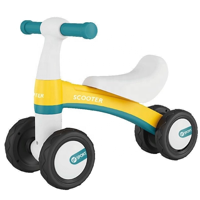 China factory sale toddler bike 4 wheel baby kids balance bike no pedal ride on toy bike