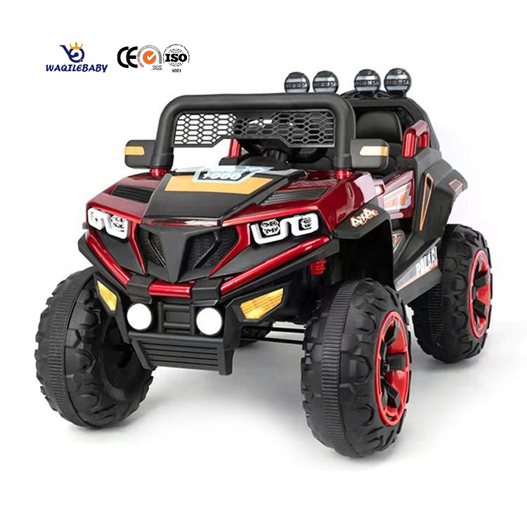 WQL new cool off-road style remote control can sit on adults and children four-wheeled children's baby electric car toy car