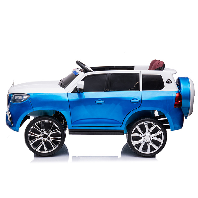 WQL 2023 Cool Electric Police SUV Ride On Car For Kids Battery Powered 12v With Remote Controller  Toy Cars