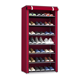 8 tier non woven fabric shoe storage cabinet