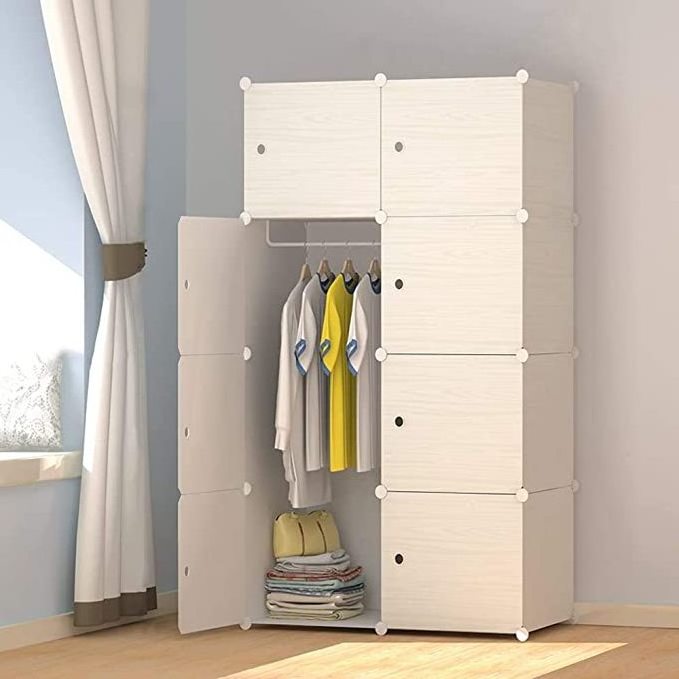 8 10 12 Door Tall Storage Cabinets Simple Plastic Wardrobe Assembly Resin Wardrobe Cabinet Design Storage Cabinet With Shelf