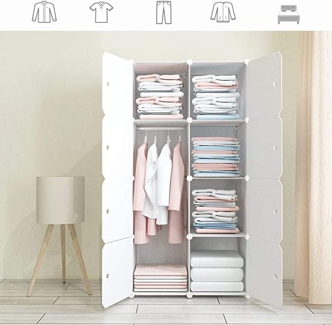 8 10 12 Door Tall Storage Cabinets Simple Plastic Wardrobe Assembly Resin Wardrobe Cabinet Design Storage Cabinet With Shelf