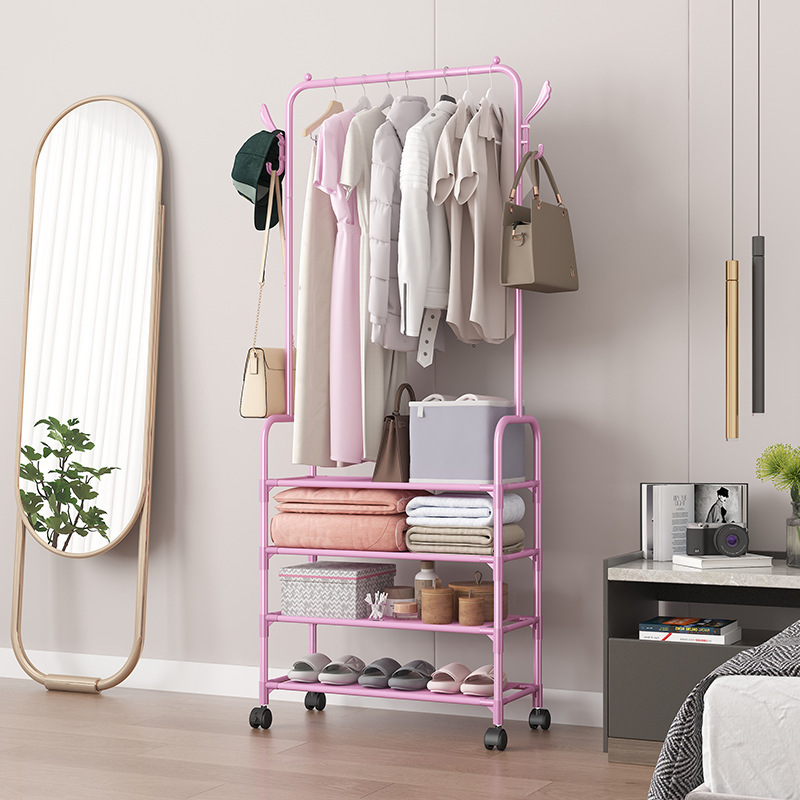 Home Furniture Waterproof Clothes Hanger Coat Rack  With Wardrobe Closet Shoe Rack Storage Racks Stand For Sale