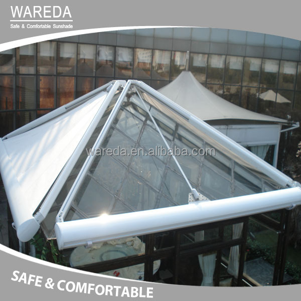 High grade aluminium patio rain awning, rain shade, balcony canopy