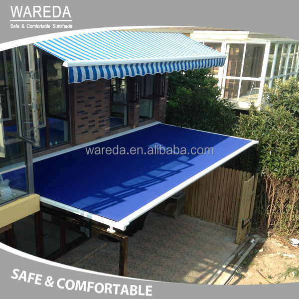 High grade aluminium patio rain awning, rain shade, balcony canopy