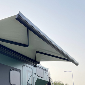 Wareda High Strength aluminium Alloy frame rv manual and electric awning motorized caravan Motorhome Camper Van awning