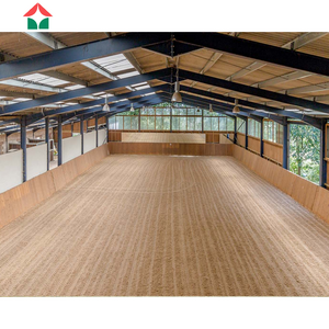 Metal Steel Structure Frame Building Indoor Horse Riding Arena Open Shed Horse Barn