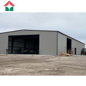 Low Cost Prefab Warehouse Easy Assemble Prefab House Rock Steel Wall Storage with sandwich panel wall and roof.