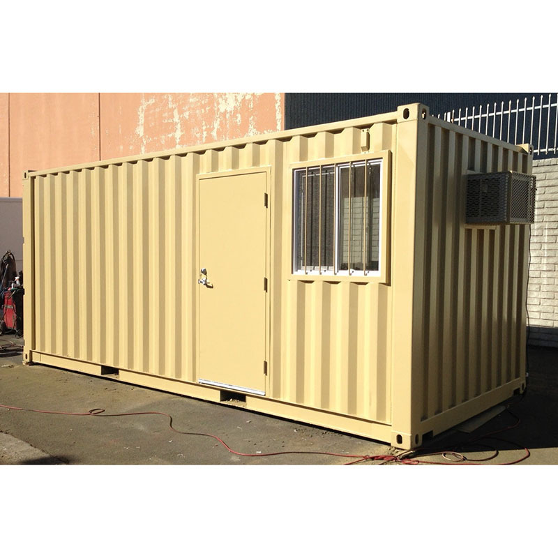 low cost cheap price prefab light steel structure shipping container house with sandwich panel wall and roof good insulation.