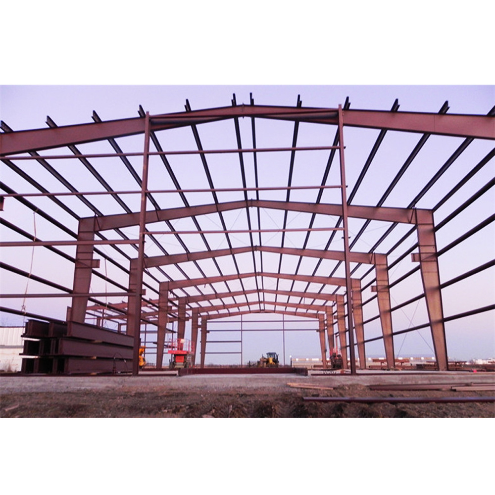 China Cheap Prefabricated warehouse  Steel Roof Trusses For Building