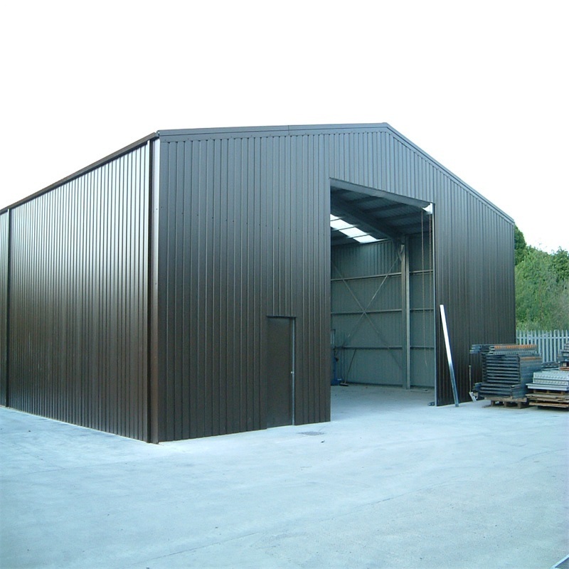 Industrial workshop shed big prefab house steel structure warehouse