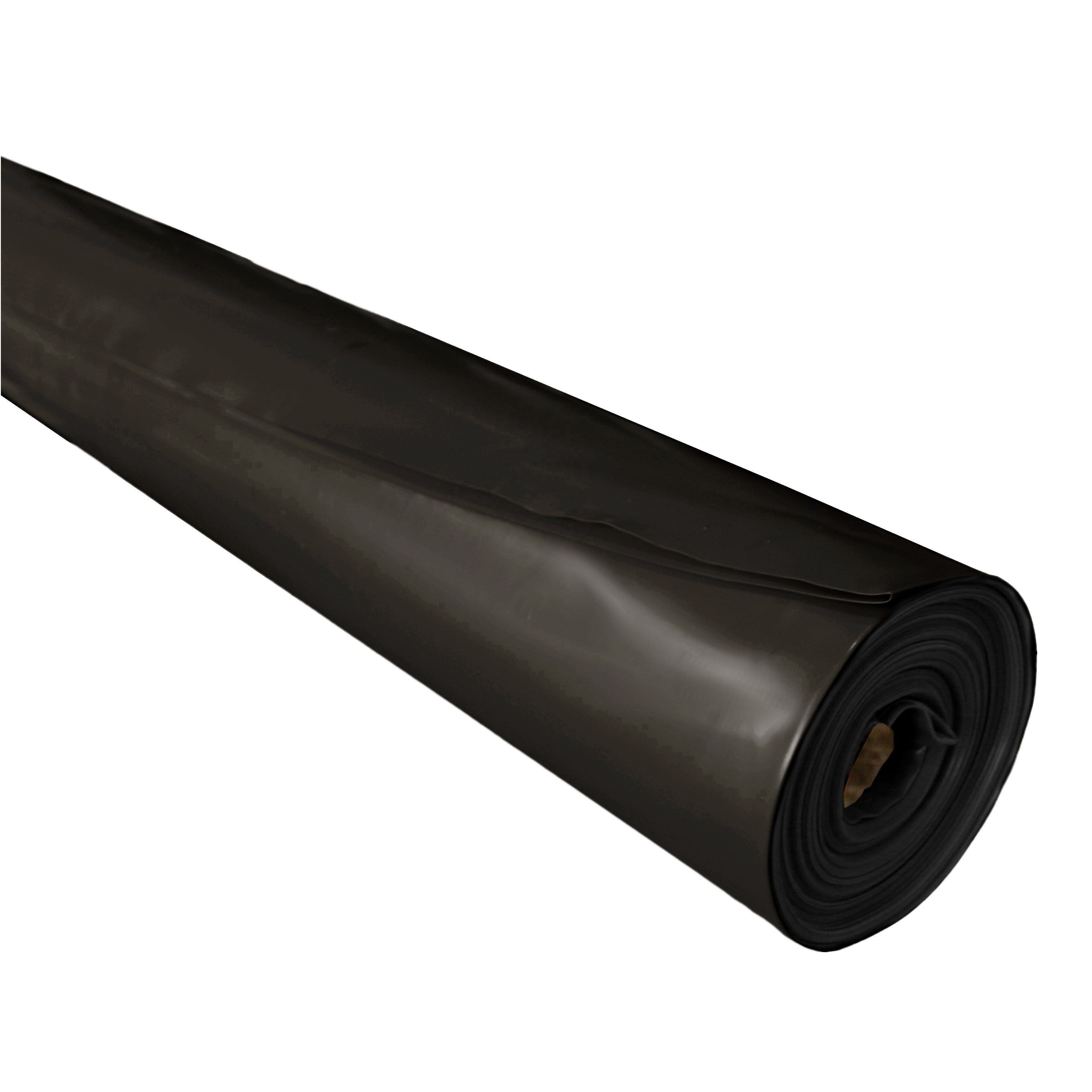 Factory 6mil Poly Tubing Polyethylene Plastic Sheeting Roll 20x100ft  black pe builder Construction Film