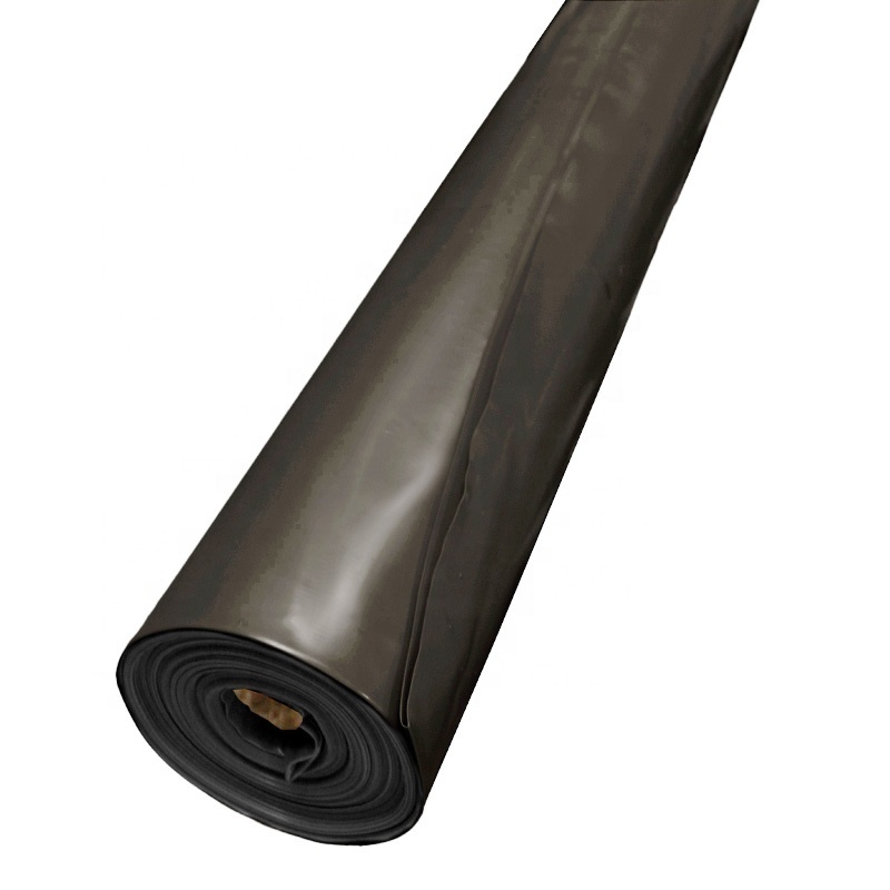 Factory 6mil Poly Tubing Polyethylene Plastic Sheeting Roll 20x100ft  black pe builder Construction Film