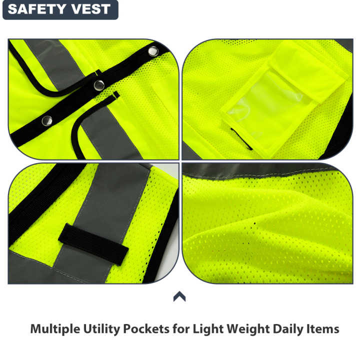 Professional Hot Sale 2023 Breathable Easy To Wash New Design Cheap Price Wholesale Working Safety Vest