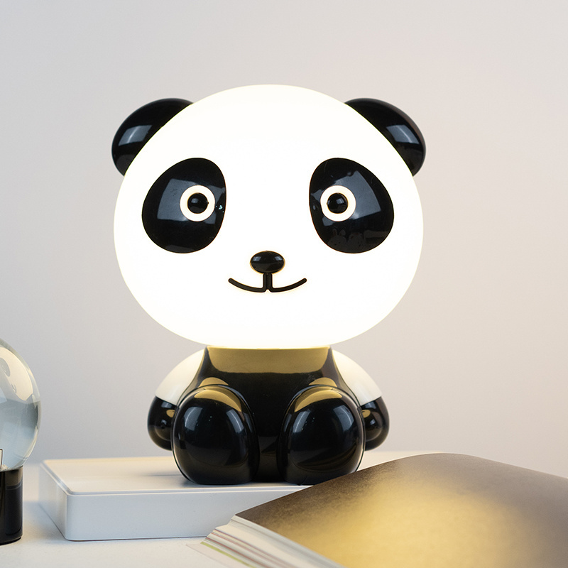 WD Kids Gift  Cartoon Animal Desk Lamp For Baby Sleeping Use Children Bedside Led Panda Night Light