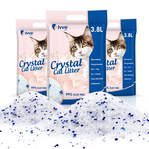 Premium Best Clean Crystal Cat Litter Silica Gel Crystal Pet Products OEM Cat Litter Accessories