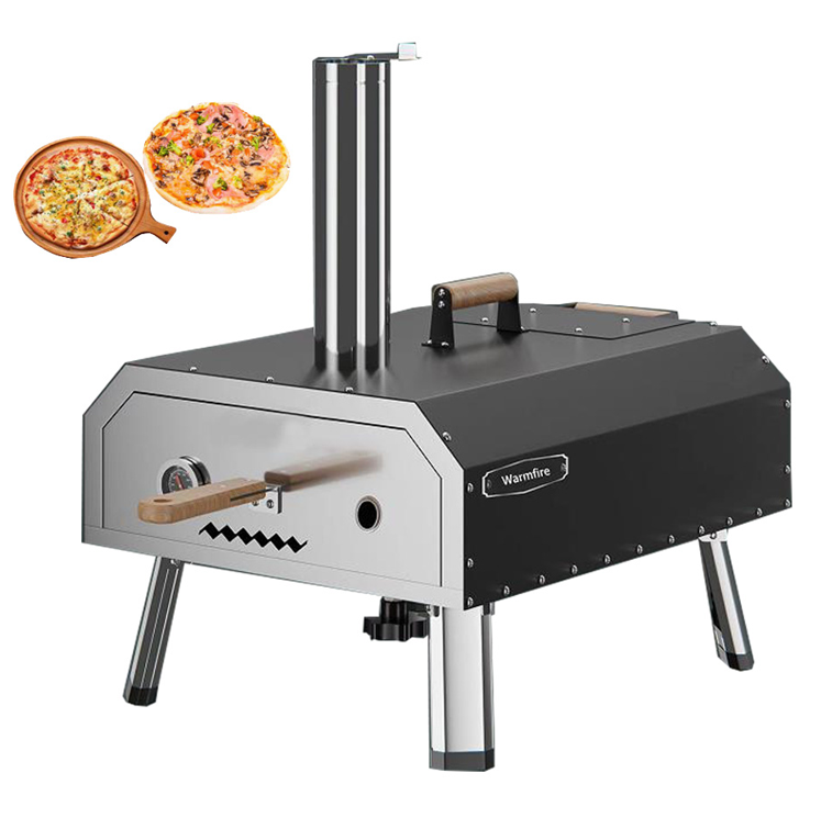 From China supplier Outdoor Pizza Oven Charcoal Wood fire  Pizza Oven hot sale Stainless Steel Table Top Stove