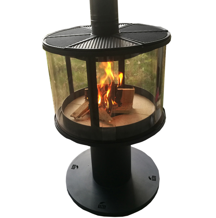 Best selling and new arrival commercial wood fireplace outdoor wood stove mini portable wood stoves