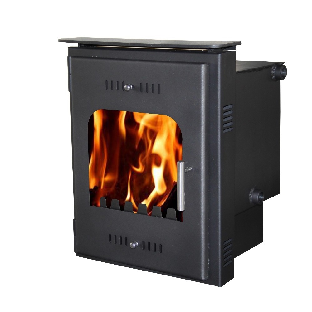 Wood Burning Fireplace with Water Boiler Factory Directly BIU-2400 Insert Indoor,home Heaters 3 Years Steel Warmfire