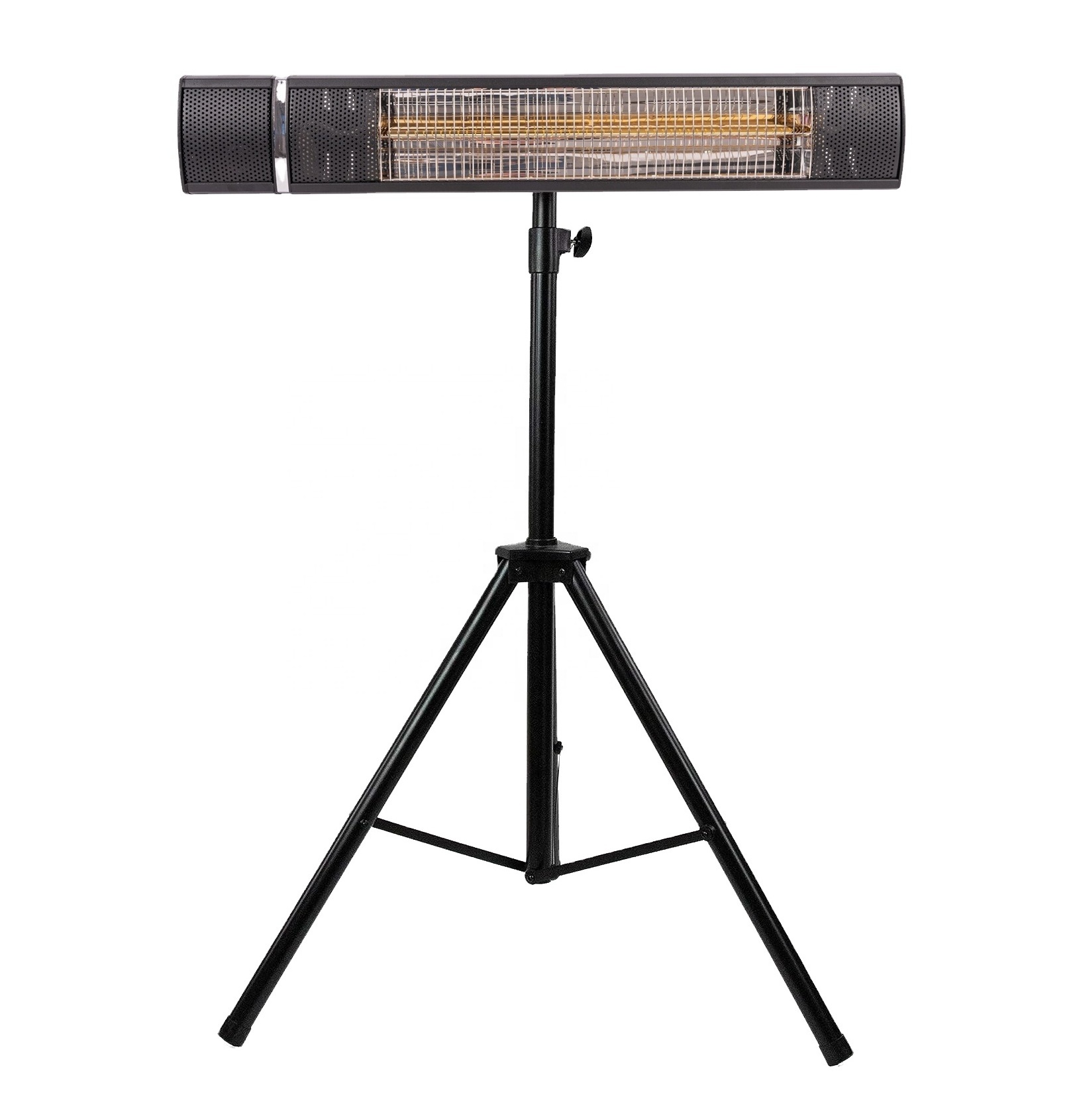 standing gold heating element 2000W Remote controlled infrared electrical outdoor heaters