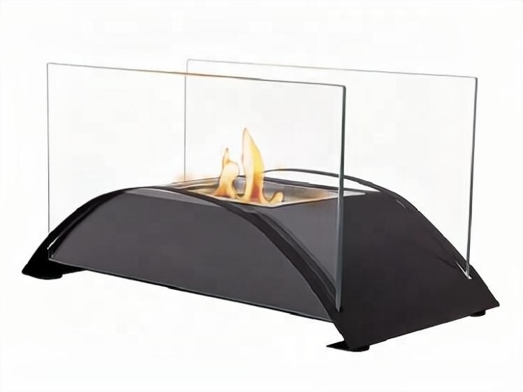 fireplace Stainless Steel Indoor Fire Place bio ethanol Portable Smokeless Tabletop Fire Pit