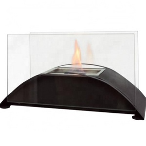 fireplace Stainless Steel Indoor Fire Place bio ethanol Portable Smokeless Tabletop Fire Pit