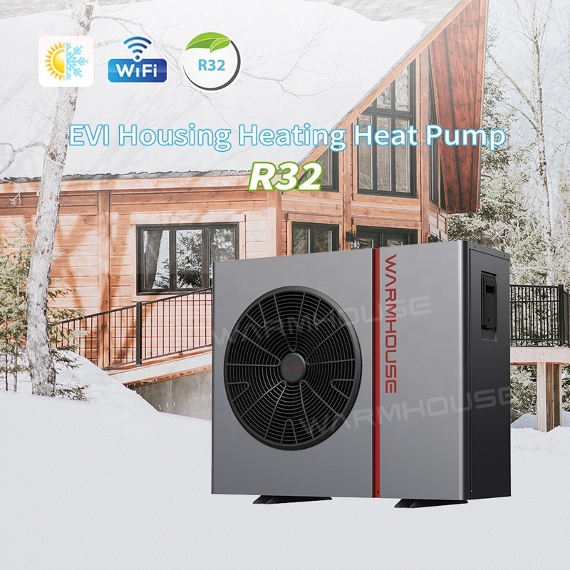 AIR SOURCE HOME HEAT PUMP FOR COLD WEATHER R32 ECO-FRIENDLY MONOBLOCK HOME FLOOR HEATING COLD CLIMATE HEAT PUMP