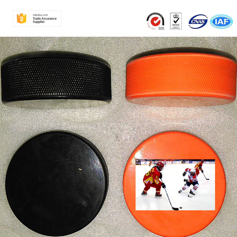 Wholesale custom Ice hockey sporting professional vulcanized Rubber ice hockey ball hockey puck for skating event