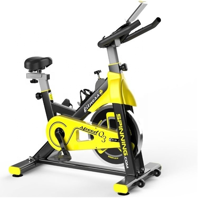 Custom Aerobic Exercise bike fitness equipment gym magnetic control spinning bike dynamic bicycles