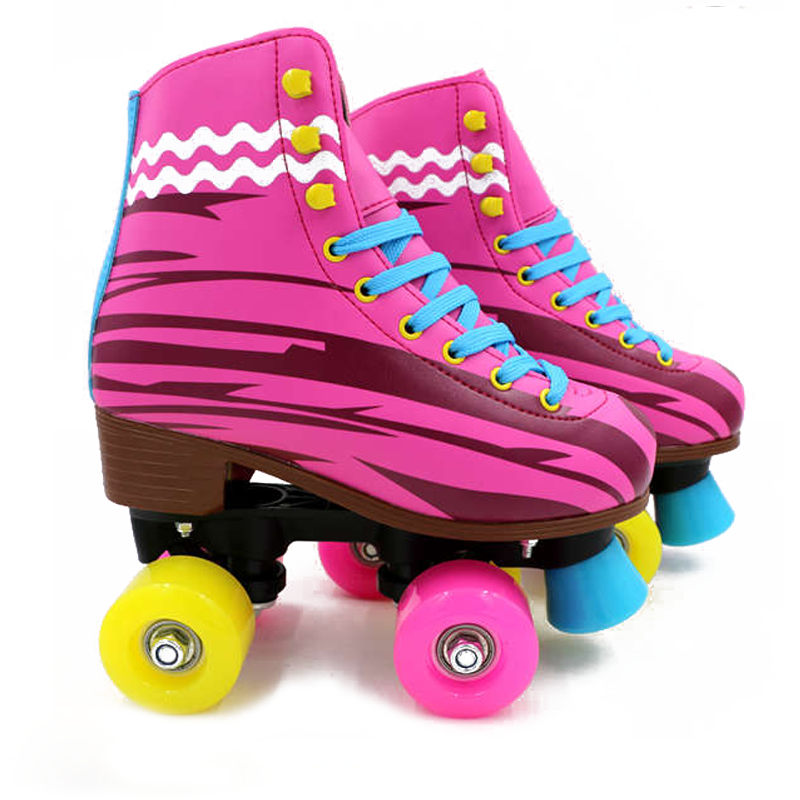 Hot sale PU wheels roller skates high quality kids patines 4 ruedas de soy luna