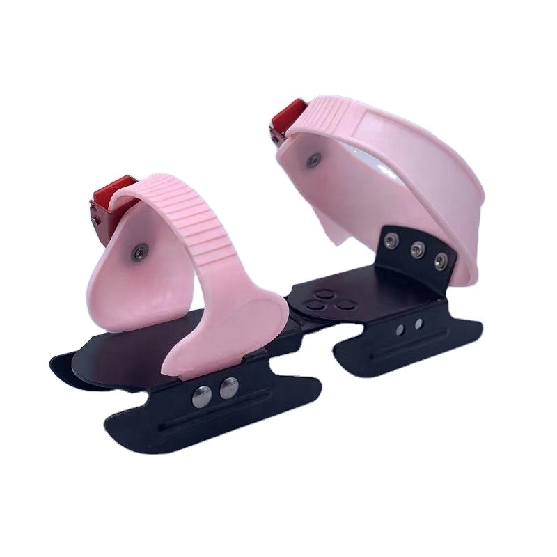 Custom adjustable size double blade runner wholesale adjustable Bob ice skates for kids