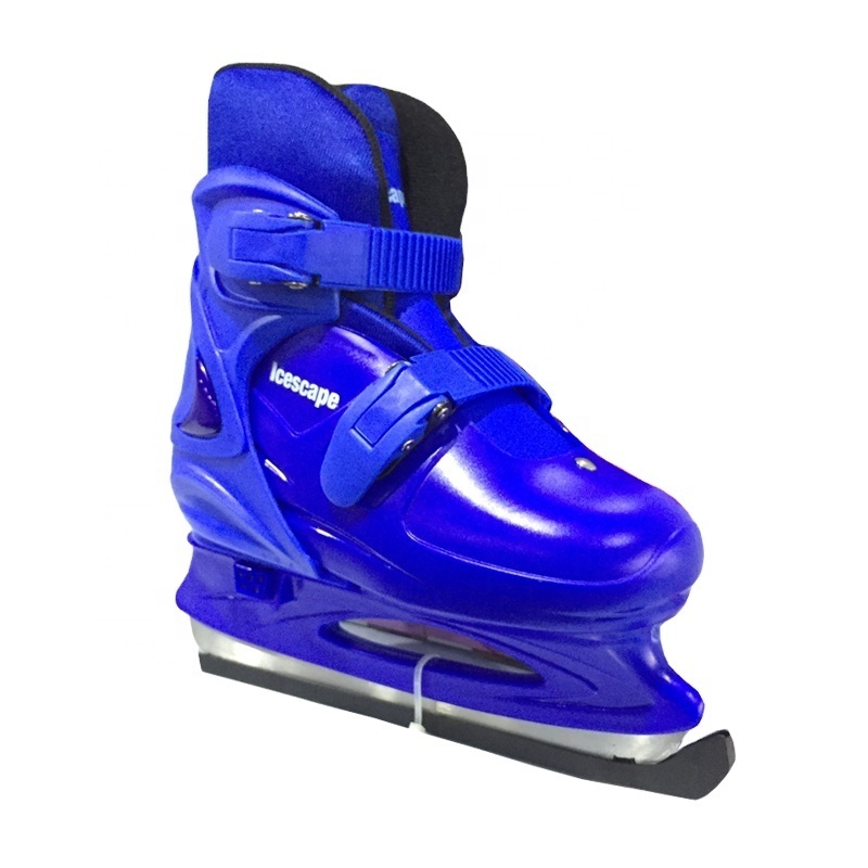 Wholesale cheap ice skating shoes high quality children ice hockey skates adjustable size ice skate