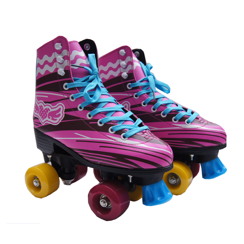 Hot sale PU wheels roller skates high quality kids patines 4 ruedas de soy luna