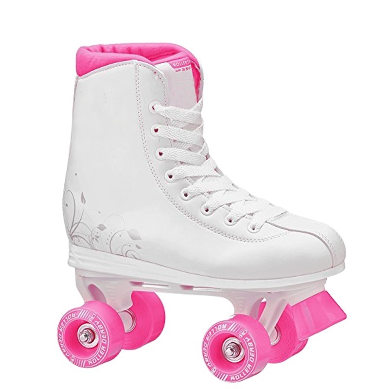 High quality comfortable patines soy luna zapatillas ruedas 4 wheels Quad roller skates shoes for youngers