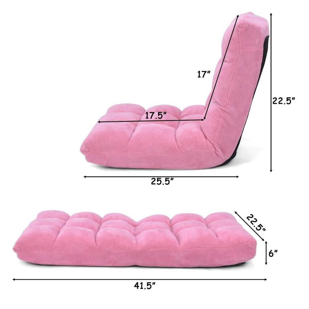 Factory Price Tatami Sofa Lazy Cushion Dormitory Chair Lounge Chair Bed Back Support Sofa