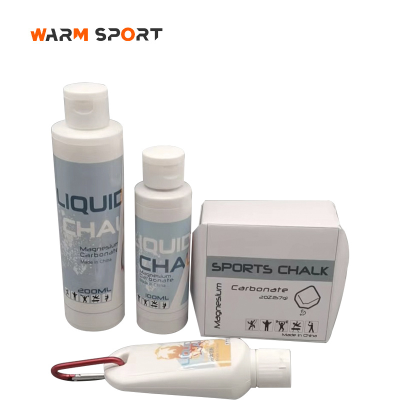 Wholesale Custom Color 50ML 100ML 200ML Climbing Gymnastics Dry Hands Magnesium Gym Chalk Liquid