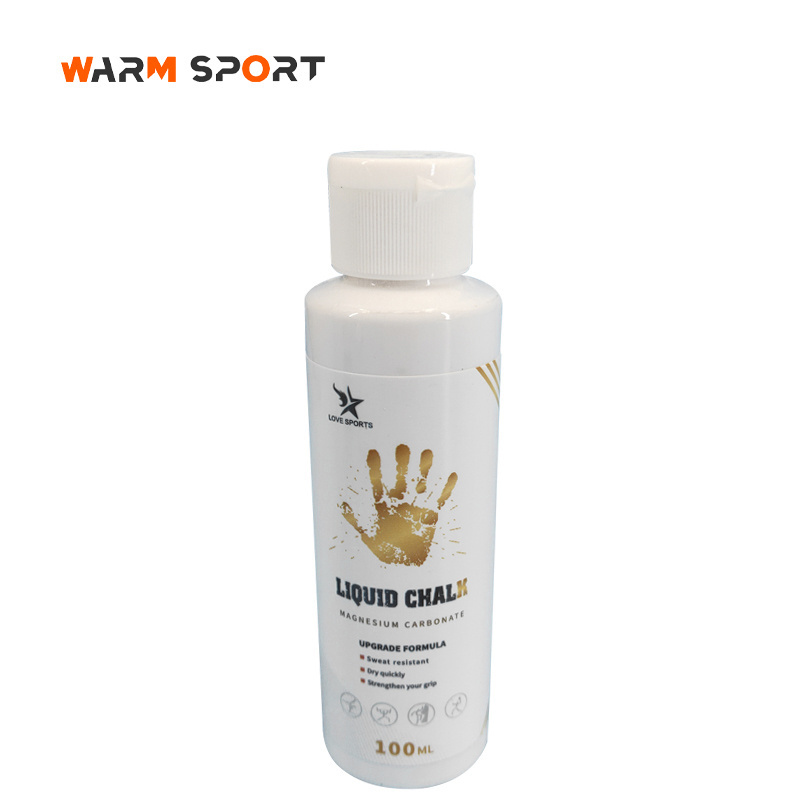 Wholesale Custom Color 50ML 100ML 200ML Climbing Gymnastics Dry Hands Magnesium Gym Chalk Liquid