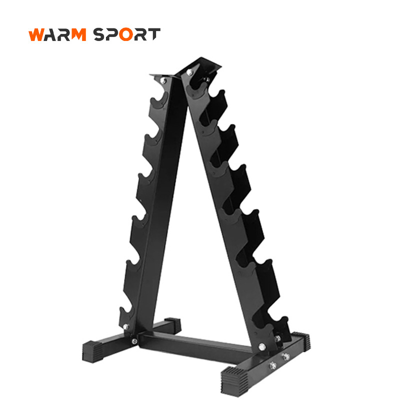 Wholesale Commercial Gym Equipment 3 6 10 Pairs A Frame Tree Dumbbell Rack For Home Gym