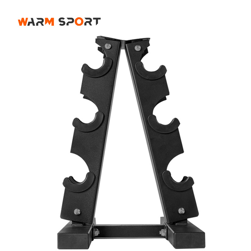 Wholesale Commercial Gym Equipment 3 6 10 Pairs A Frame Tree Dumbbell Rack For Home Gym