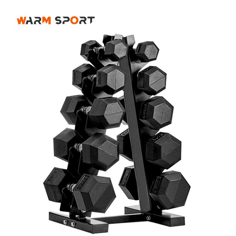 Wholesale Commercial Gym Equipment 3 6 10 Pairs A Frame Tree Dumbbell Rack For Home Gym